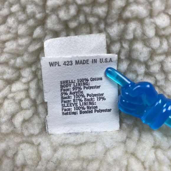 Levis Trucker Jacket M Blue Sherpa Lined Vintage Denim Made in USA 70s/80s - Picture 10 of 16